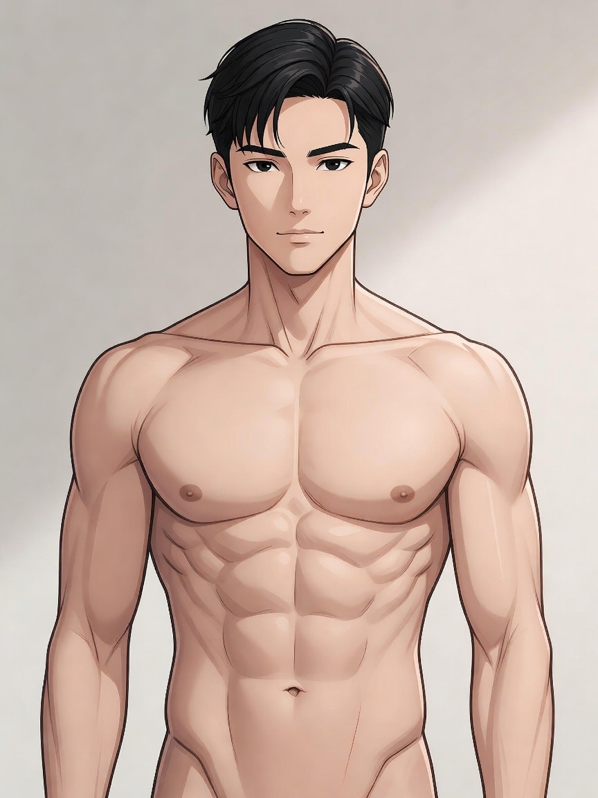 Anime Shirtless Male Character