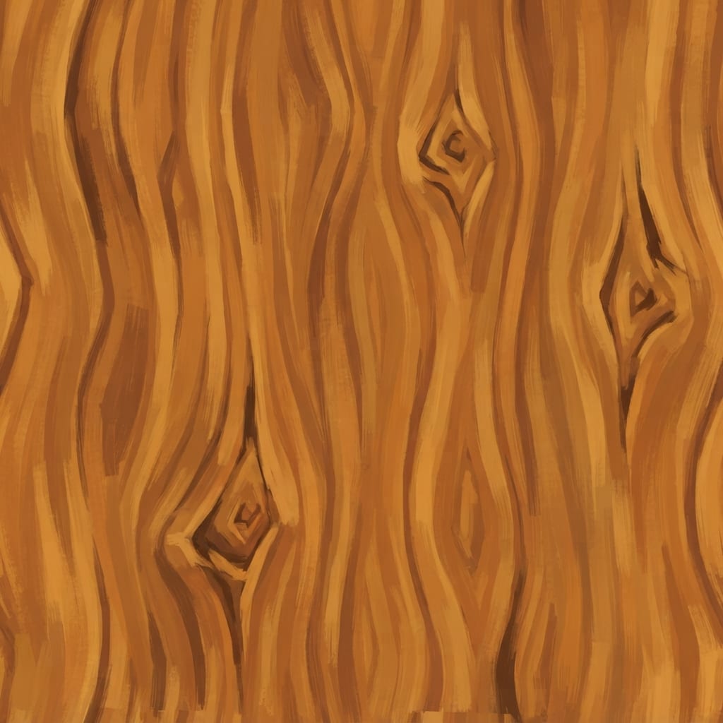 Image: Seamlessly tileable hand-painted honey amber oak w