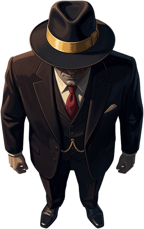 Don Vittorio, the Ghost of Vesper City - Top-Down Boss Sprite