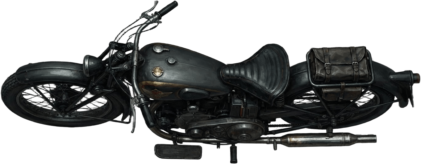 Prop - Parked Motorcycle