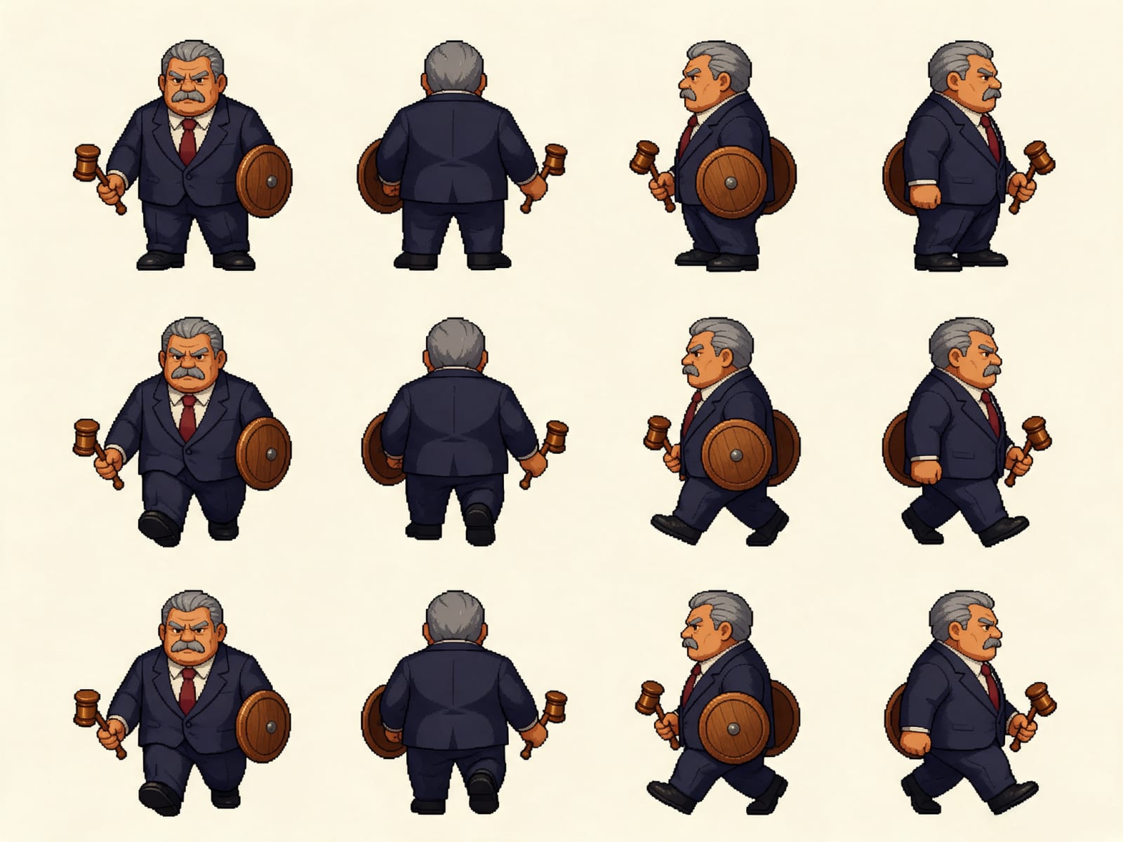 Supreme Bureaucrat sprite sheet