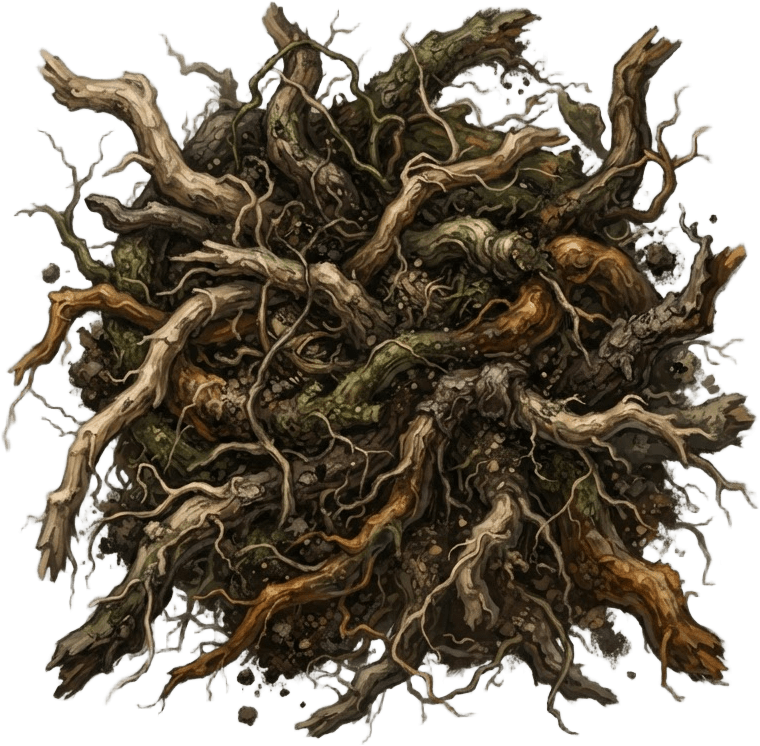 Image: Game inventory icon of a tangled bunch of unidenti