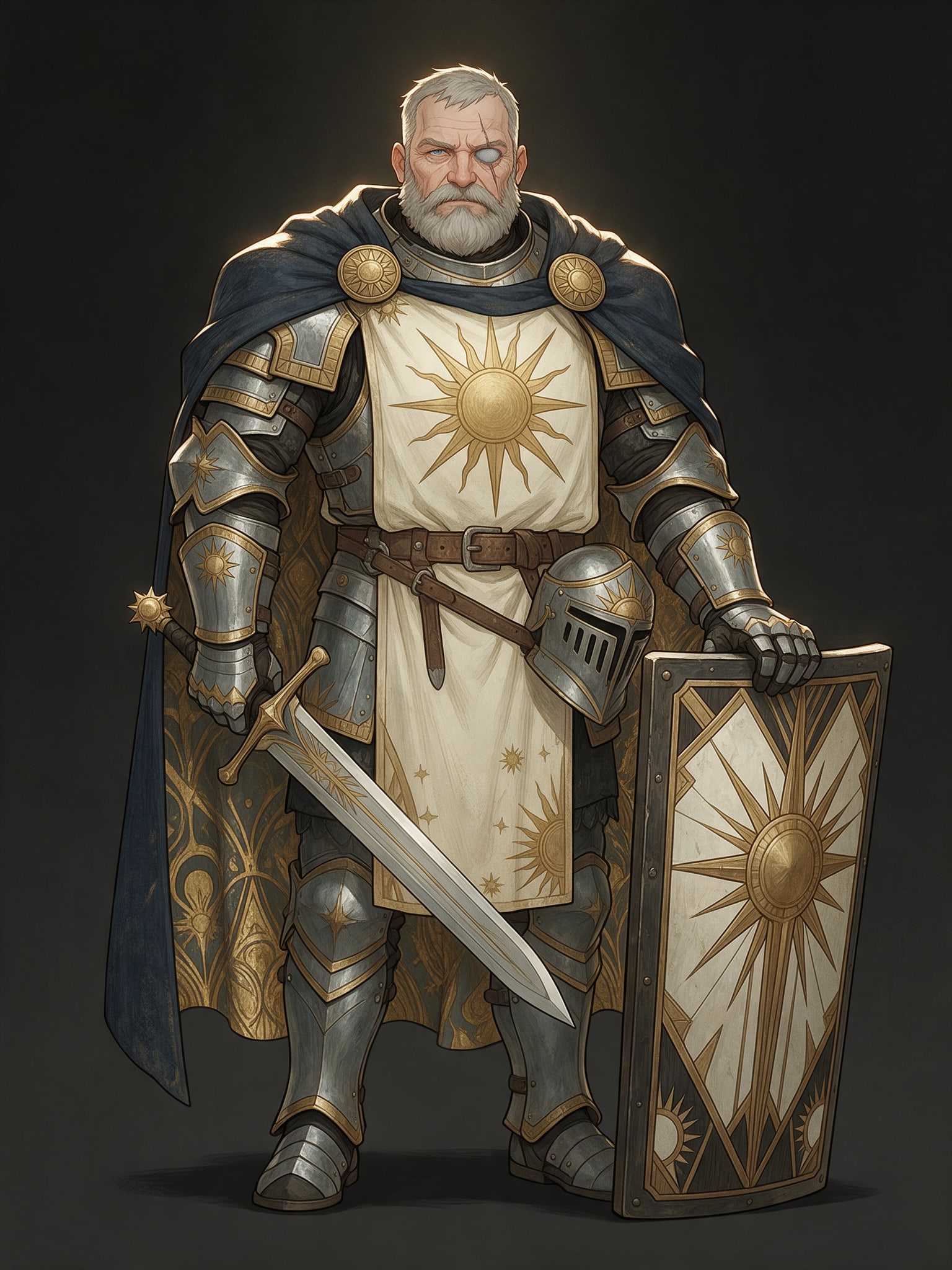 Ser Aldric, o Punho de Verao - Concept Full Body