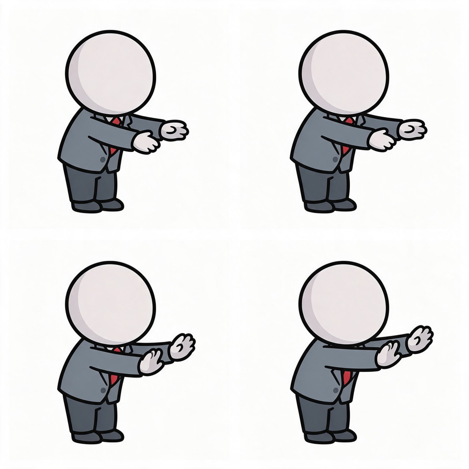 Lanky Action interact - 4 frames
