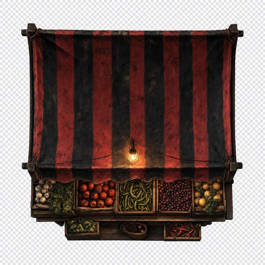 Prop - Market Stall (top-down) alt
