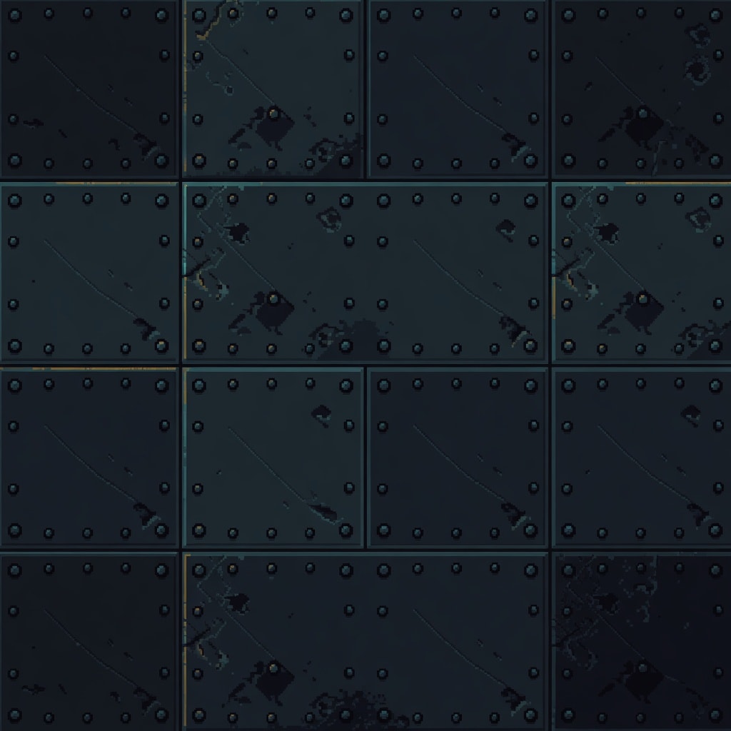 Alien Escape - Cargo Bay Metal Tile 32x32