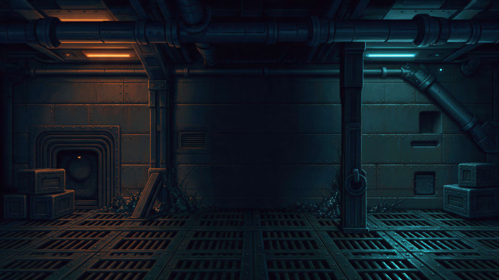 Alien Escape - Cargo Bay Background
