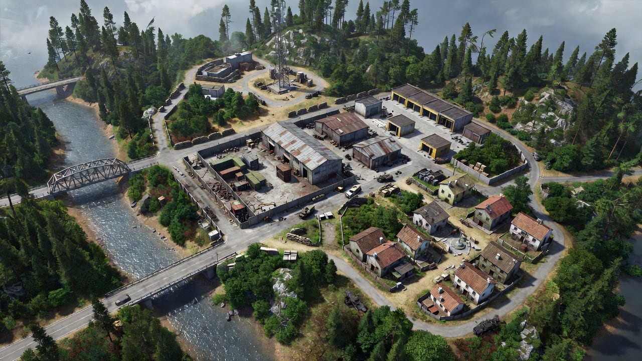 Military Battle Royale Map Concept