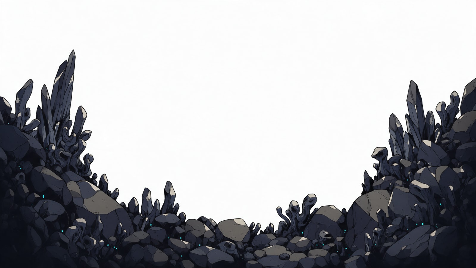 Parallax layer_near - Foreground Alien Rim