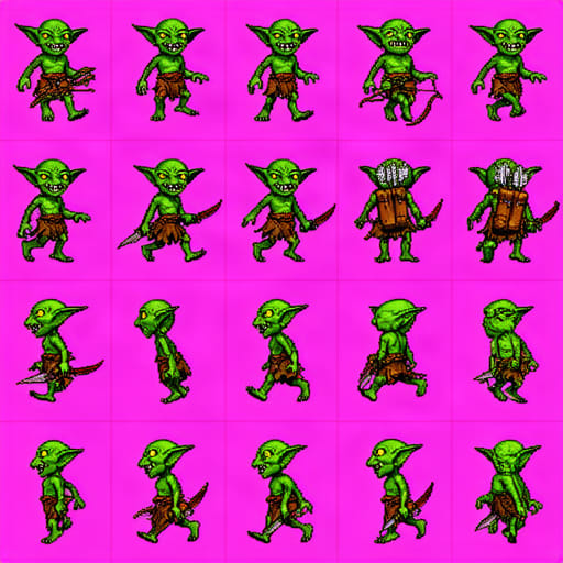 Pixel Goblin Archer