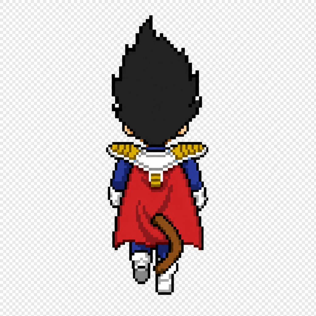 Vegeta walk_up f2 (LOG2 pixel art)