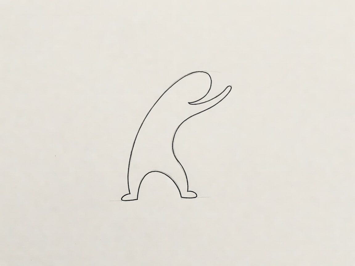 Cartoon Poses - tracing reference