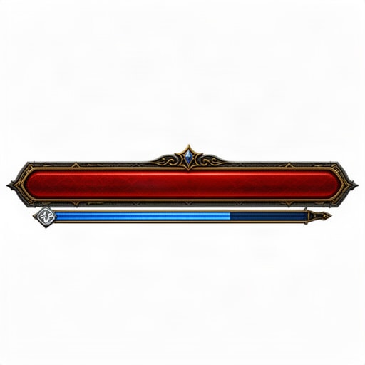 Medieval Wizard HUD Bar