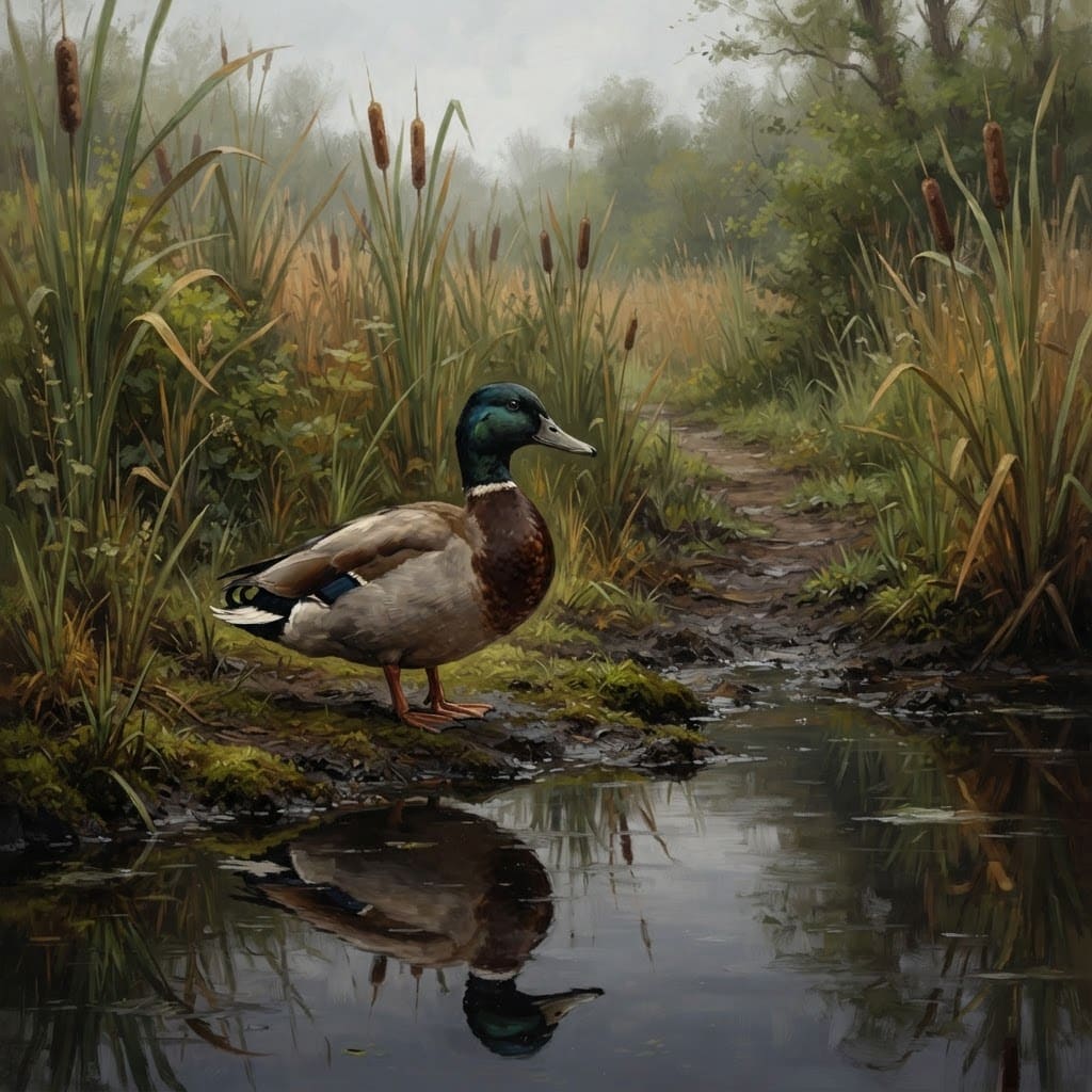 Image: Rich painterly digital illustration, almost photor