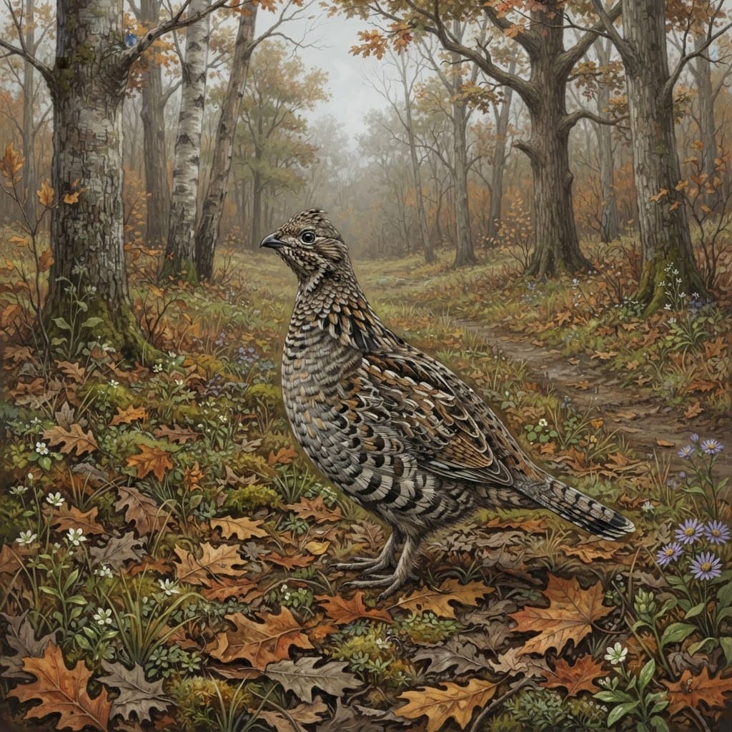 Image: Rich painterly digital illustration, almost photor