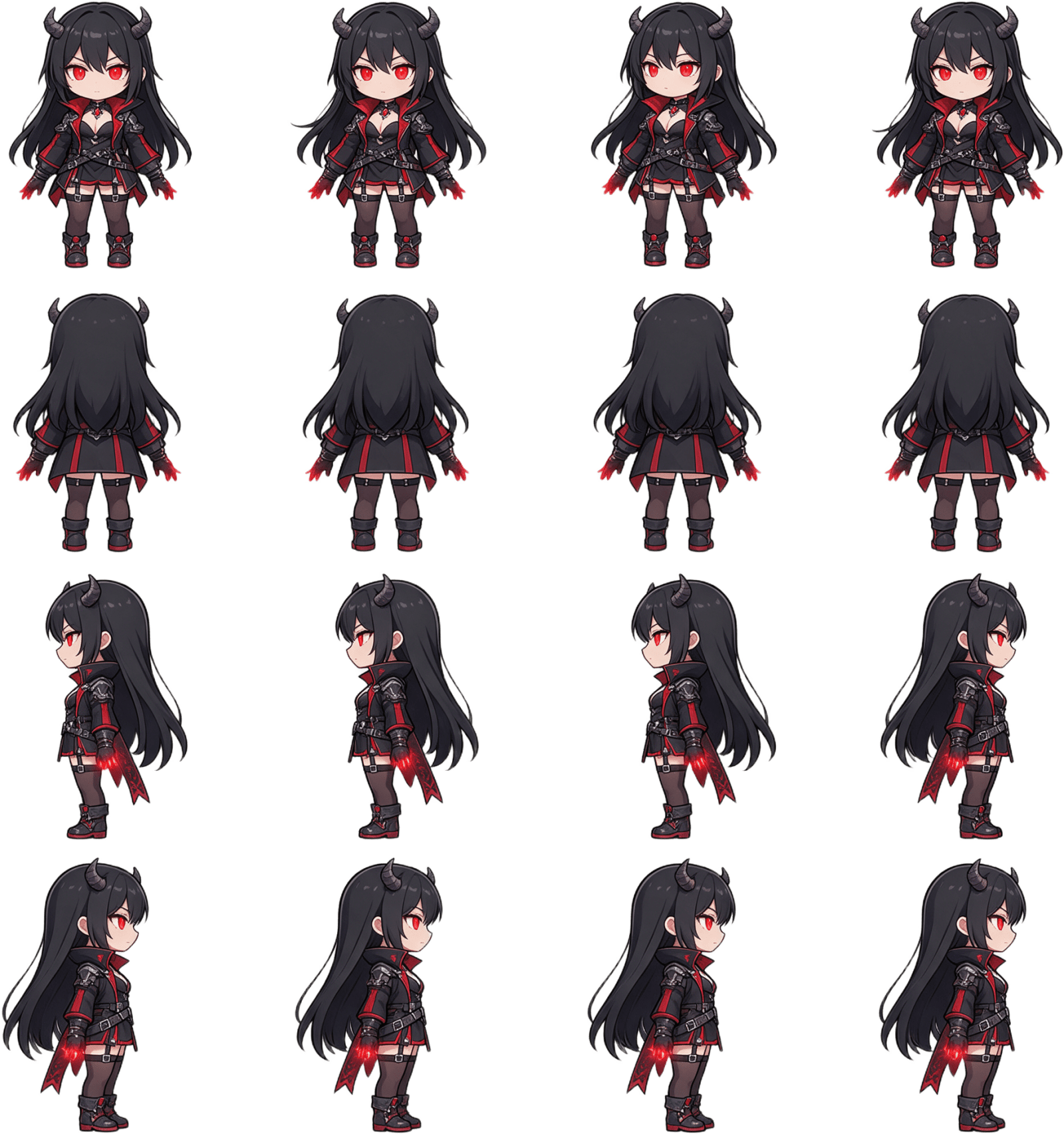 Xeravyth idle 4-direction sheet