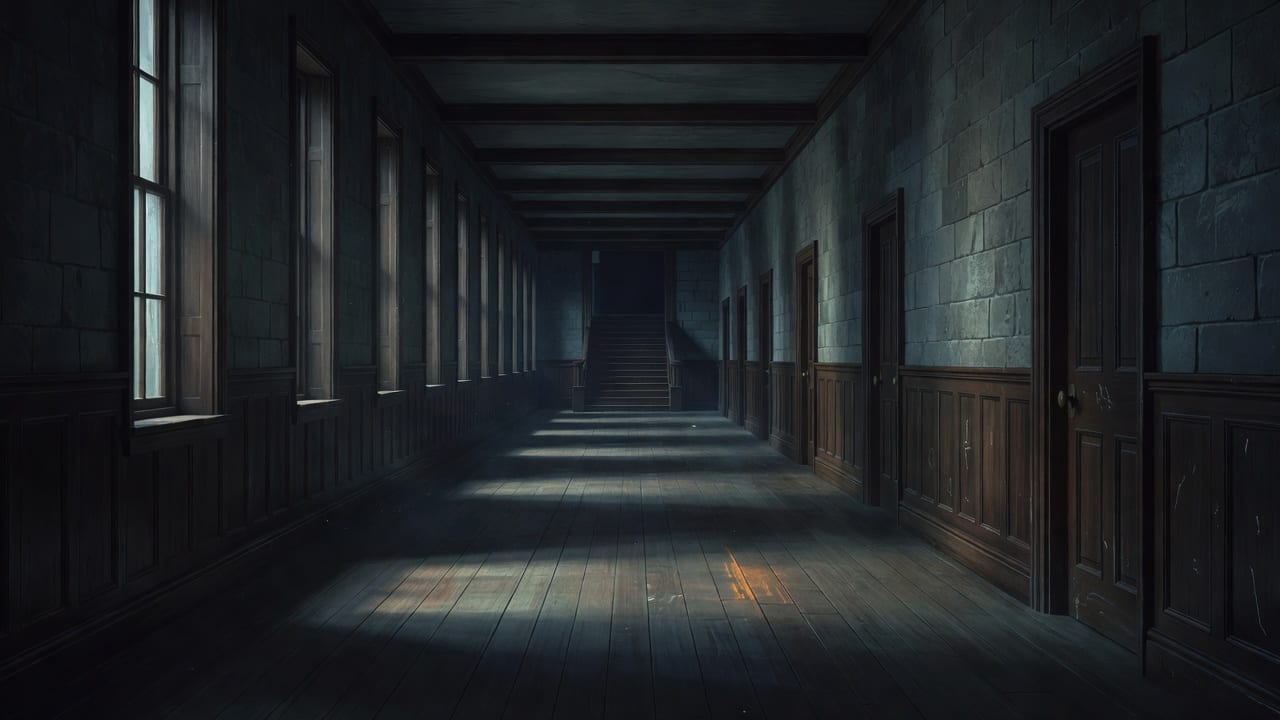 After-Class Corridor Background