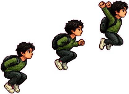 Ali Zanaty Pixel Jump spritesheet
