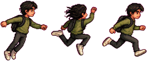 Falling Pixel