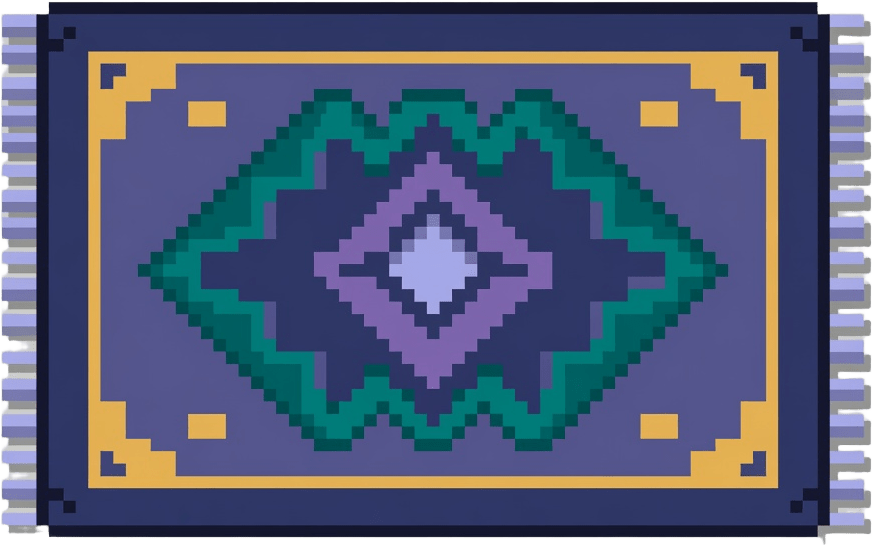 Dusk Patterned Floor Rug Sprite
