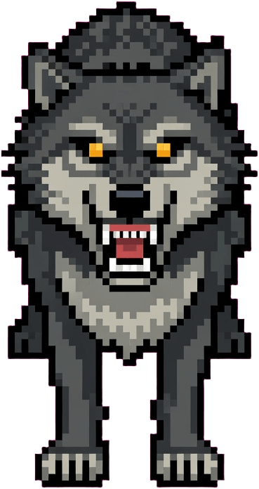 Grey Wolf Sprite