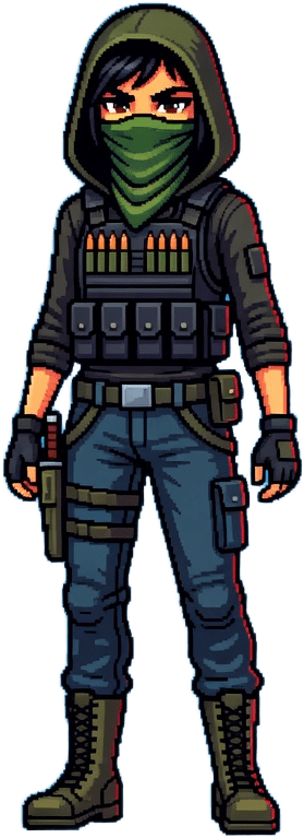 Hooded Knife Carrier Henchman Sprite