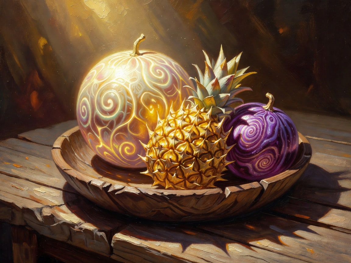 Painting - Still Life of Magic Fruit