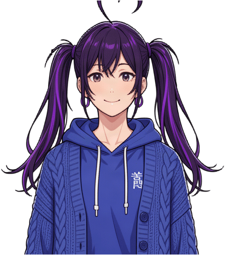 Restrained Happy Anime Sprite
