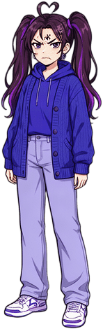 Annoyed Anime Character