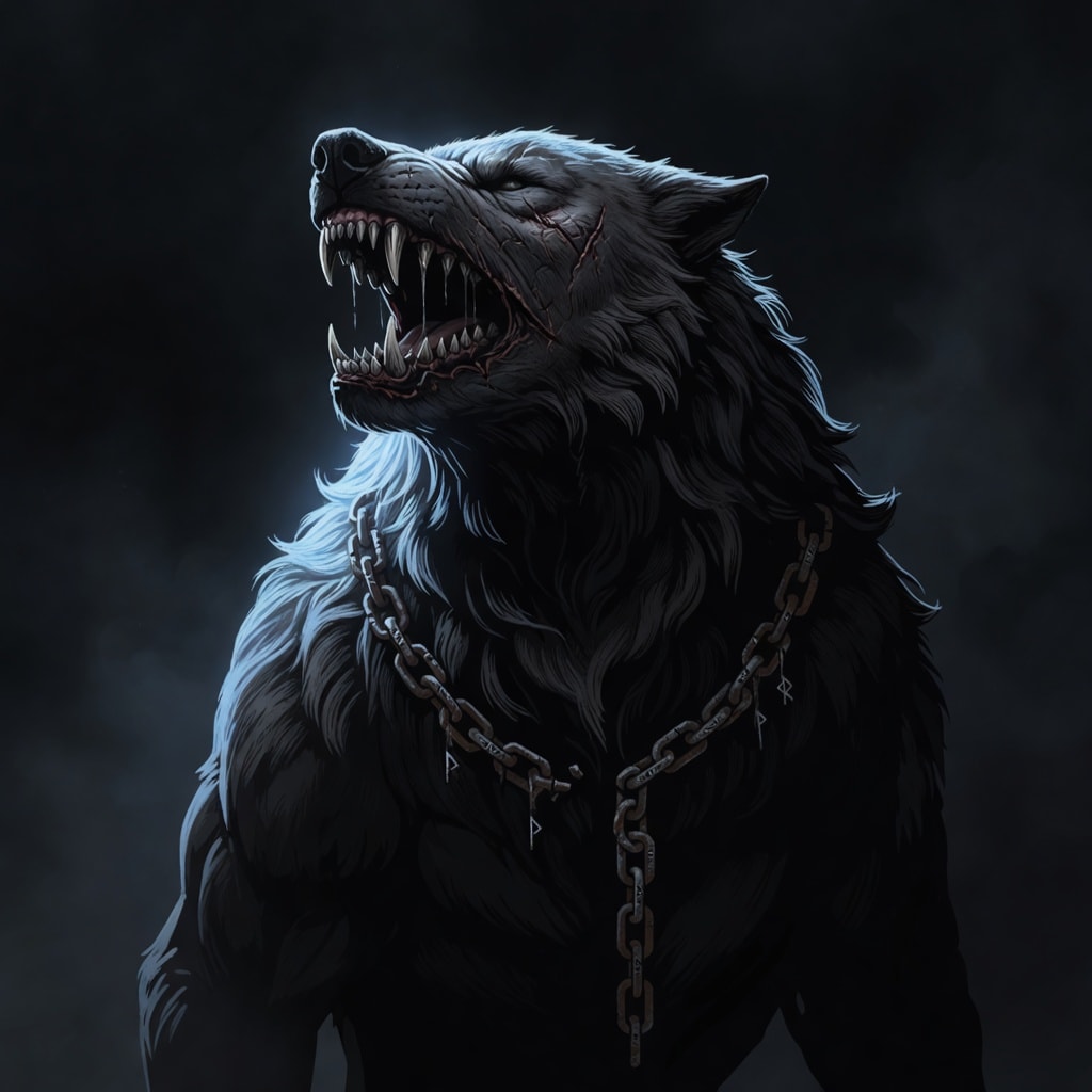 Bestiary Portrait - Fenrir