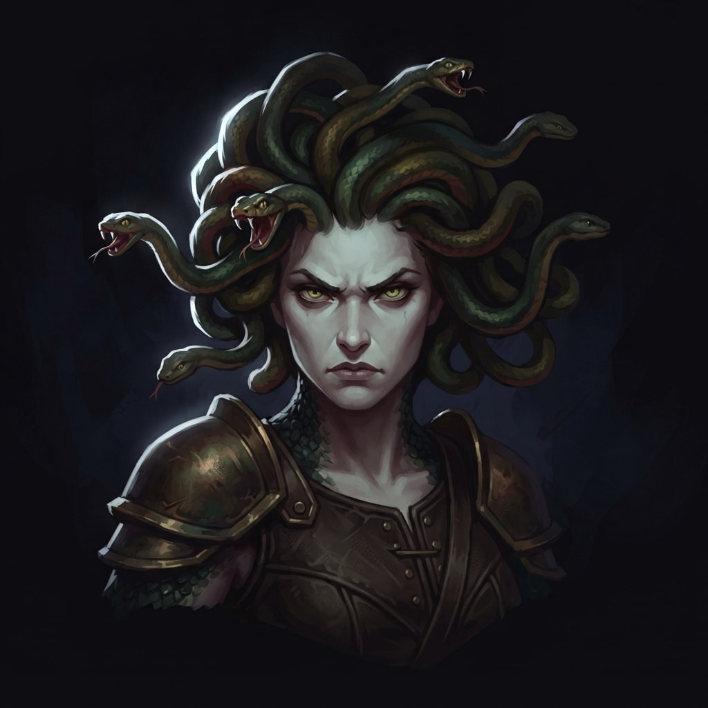 Bestiary Portrait - Gorgon
