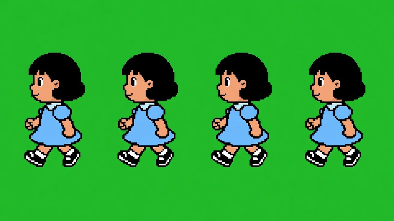 Lucy Walk Left Strip