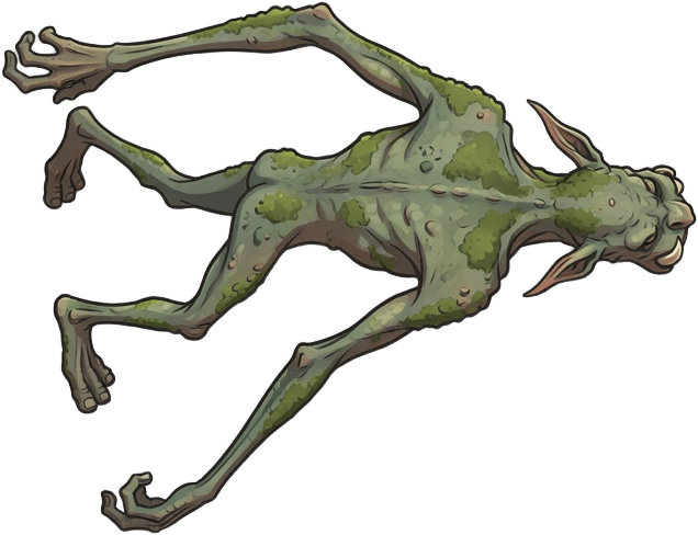 Troll Enemy Sprite Top-Down