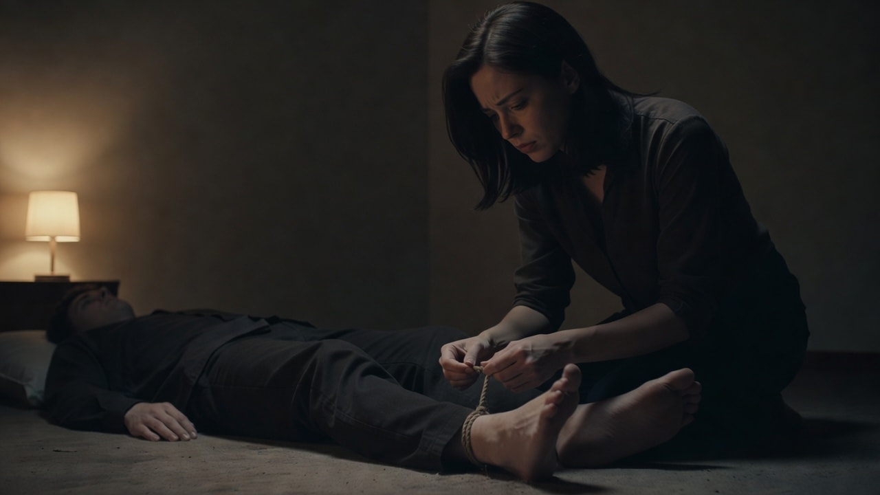Memory: Rope Around His Ankles (story still)