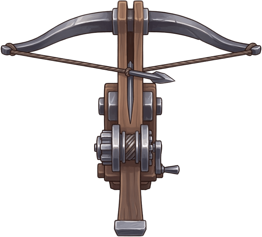 Crossbow Ballista Top-Down Right-Facing