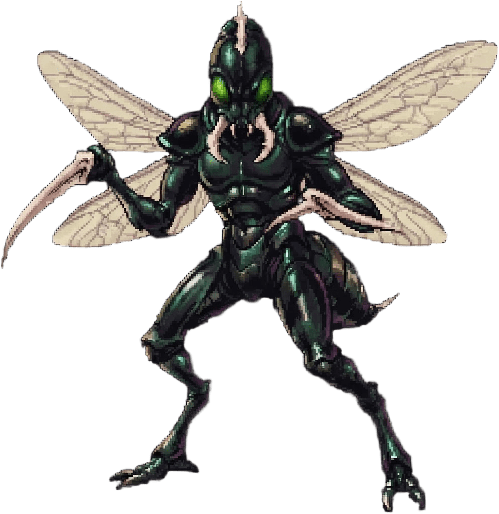 Image: Same exact character as in the reference pixel-art