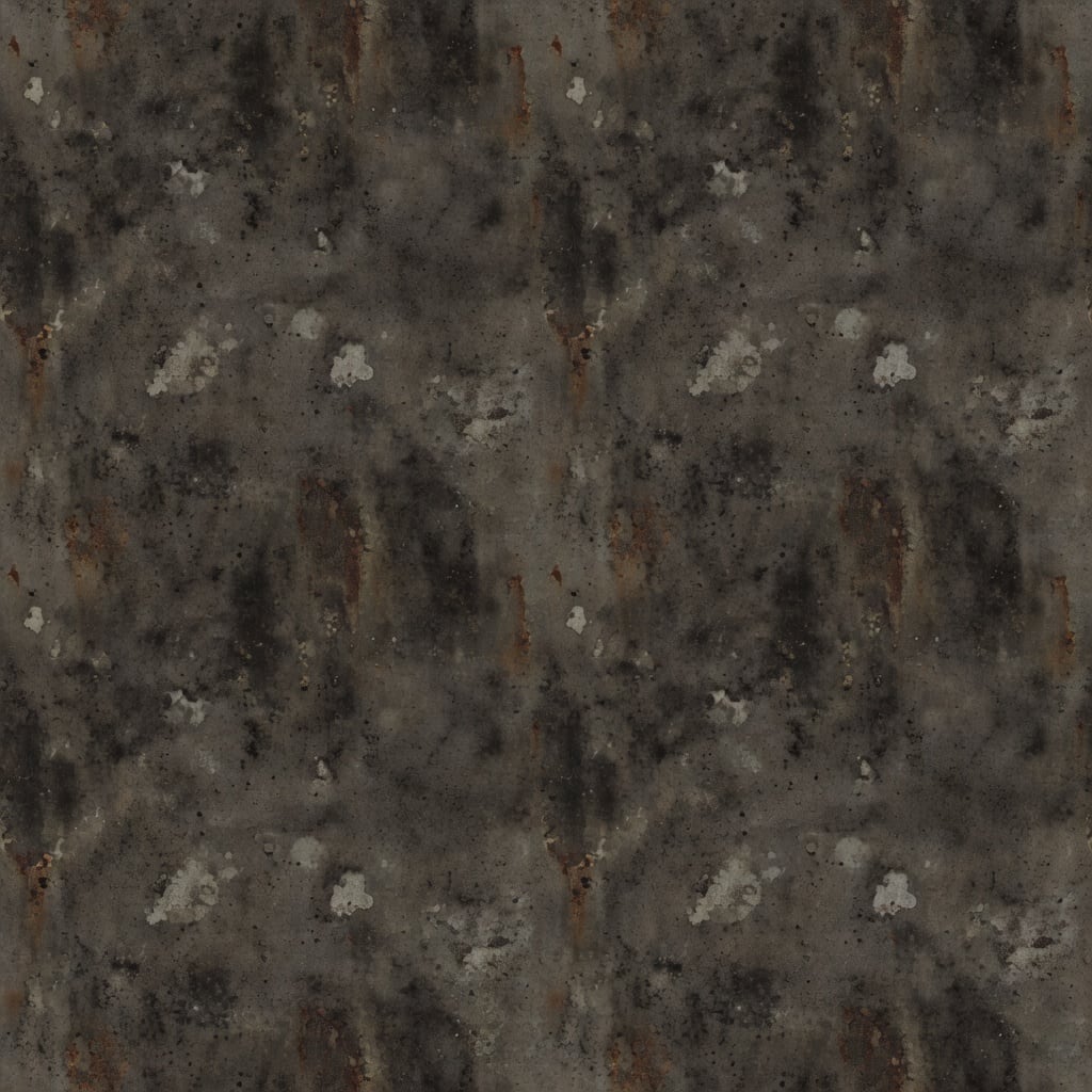 Corridor Ceiling - Sooty Stained Concrete (seamless)