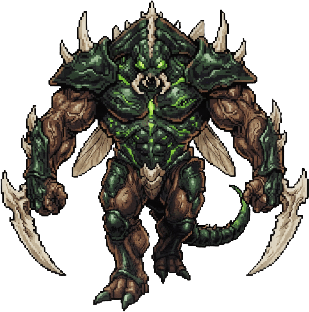 Image: Same exact character as in the reference pixel-art