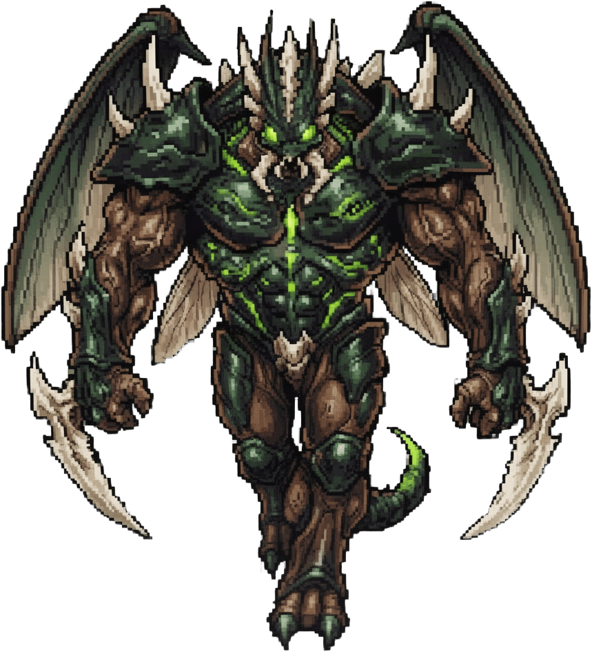Image: Same exact character as in the reference pixel-art