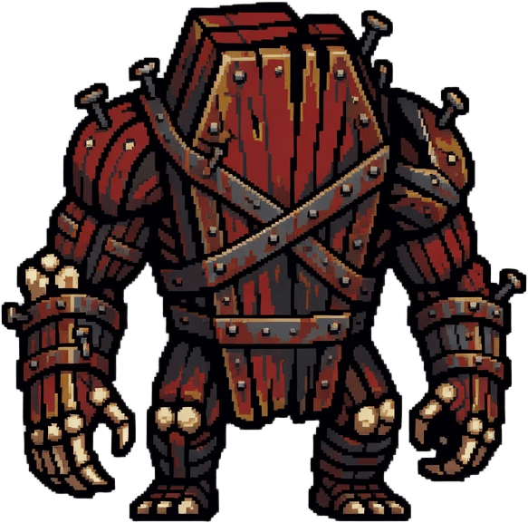Coffin Walker Enemy Pixel Sprite