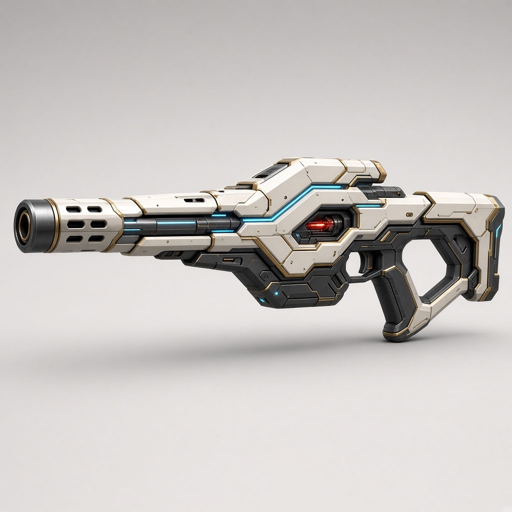 Create a single original weapon concept