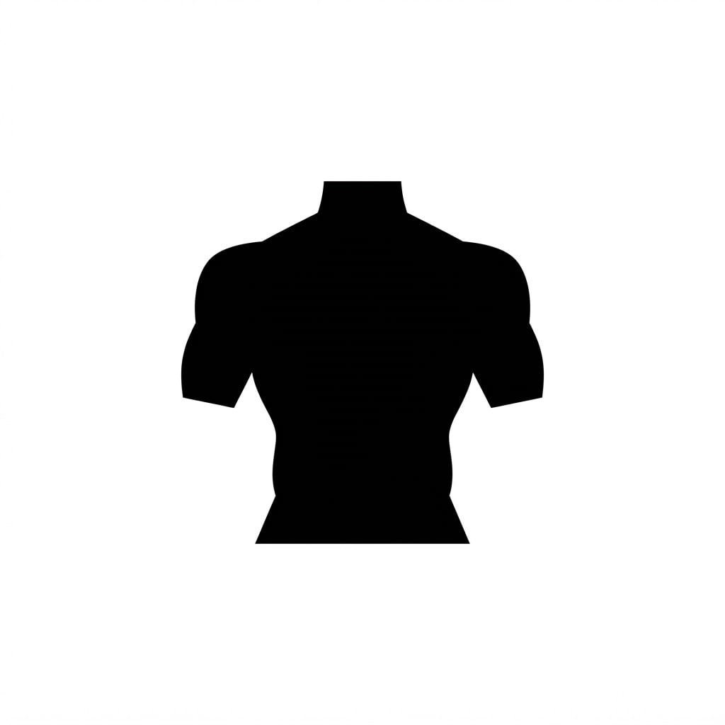 Image: Bold two-tone game icon. A solid filled BLACK silh