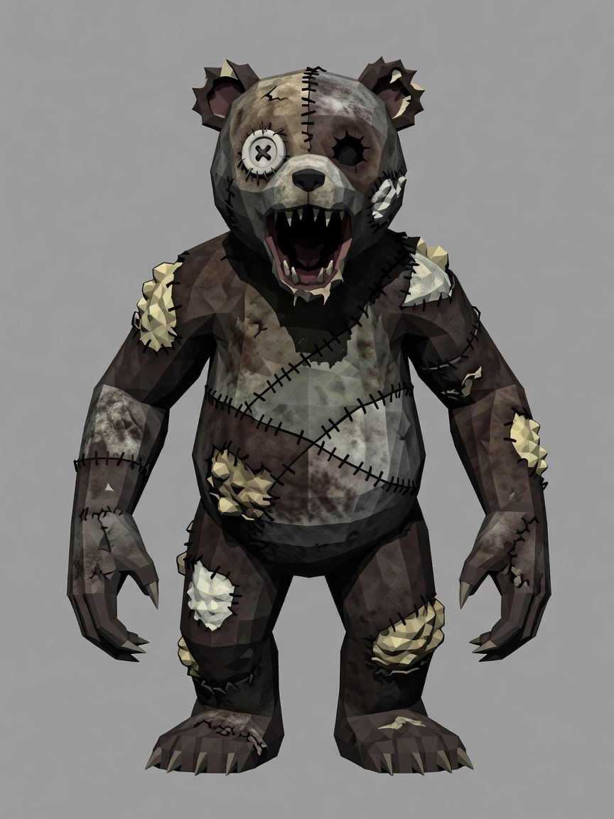Horror Teddy Bear Monster Reference