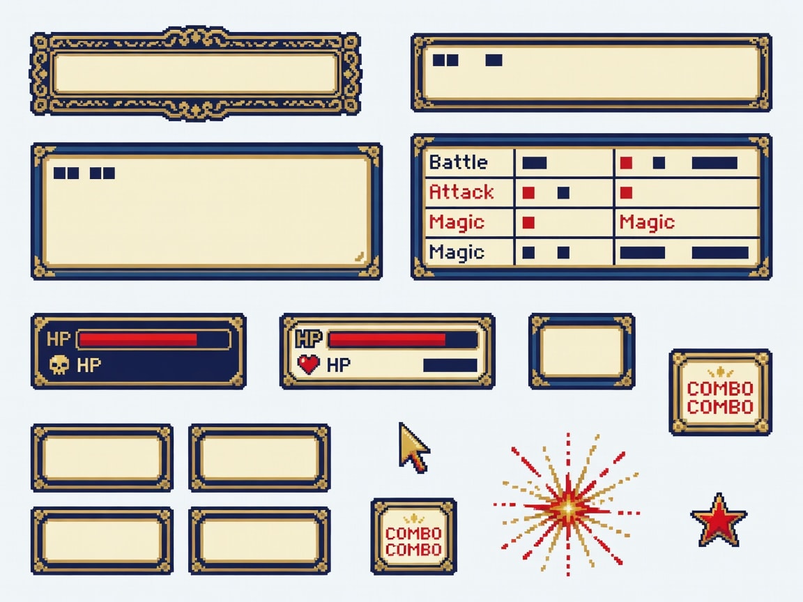 Math Quest — RPG UI Frame Kit