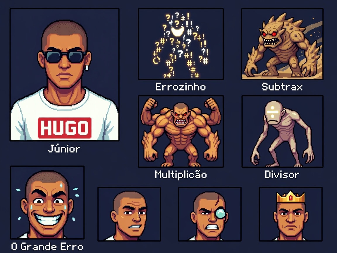Math Quest — Character Portrait Sheet