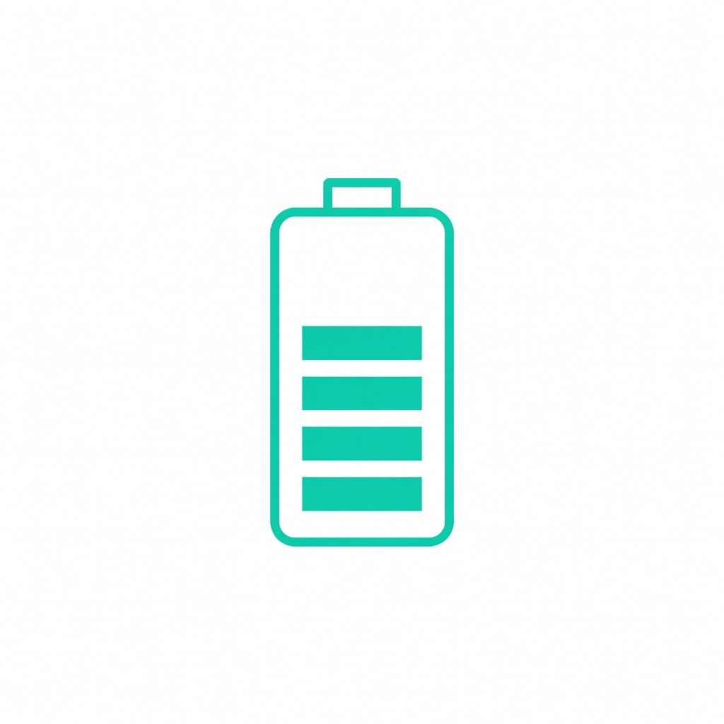 Teal Battery HUD Icon