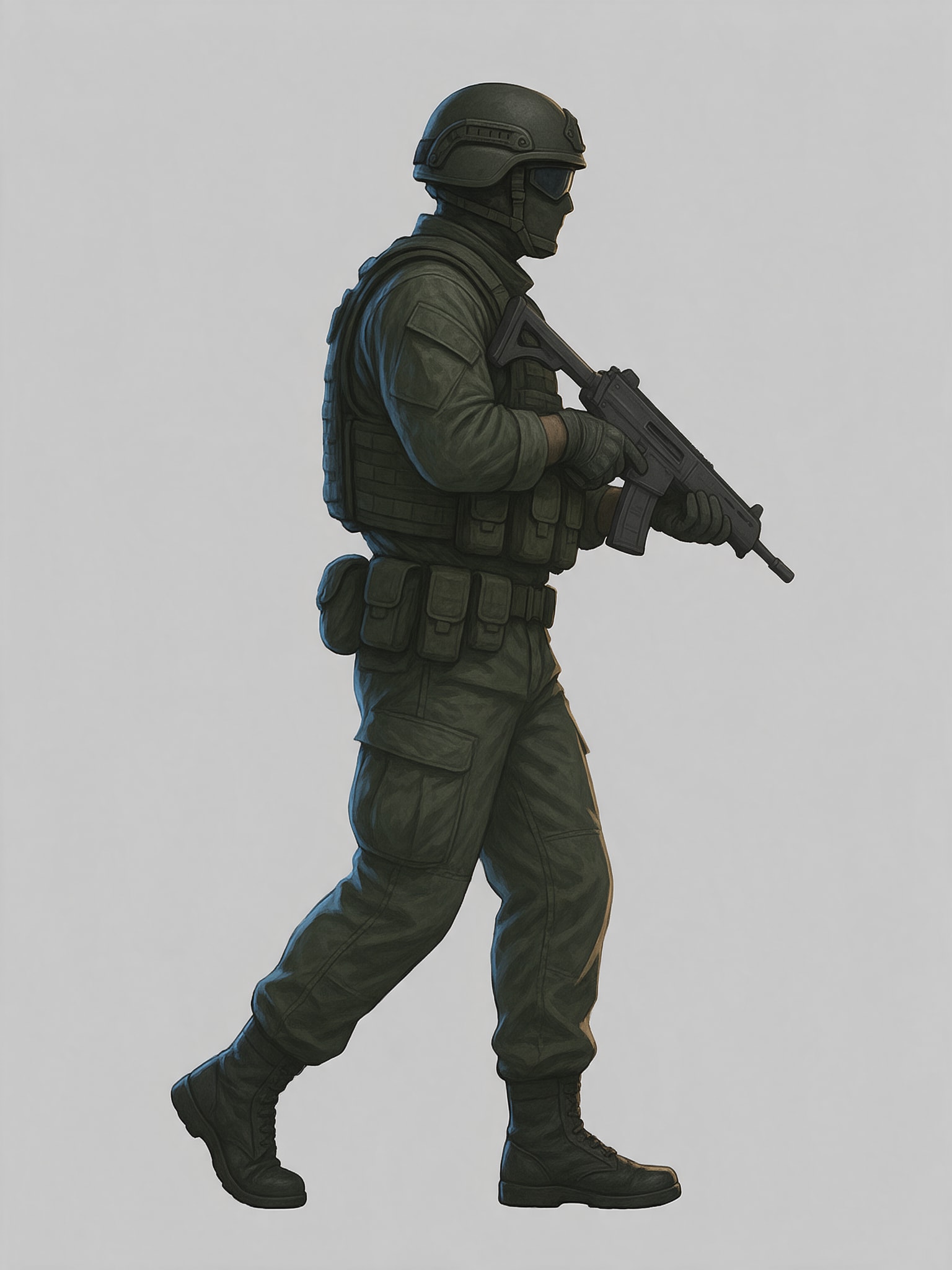 Rainforce Enemy Walk Frame A