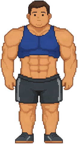 Defined Pixel Athlete