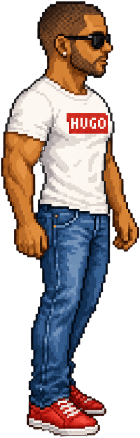 Júnior Exploration Right Pixel Sprite