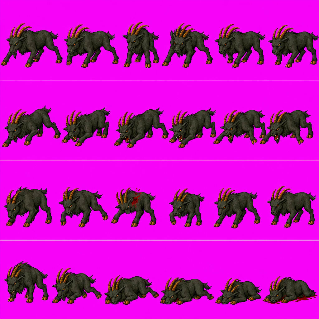 Monster Animation Sprite Sheets